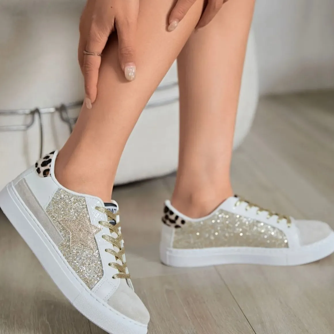 BASKETS OR ET LEOPARD ELINA