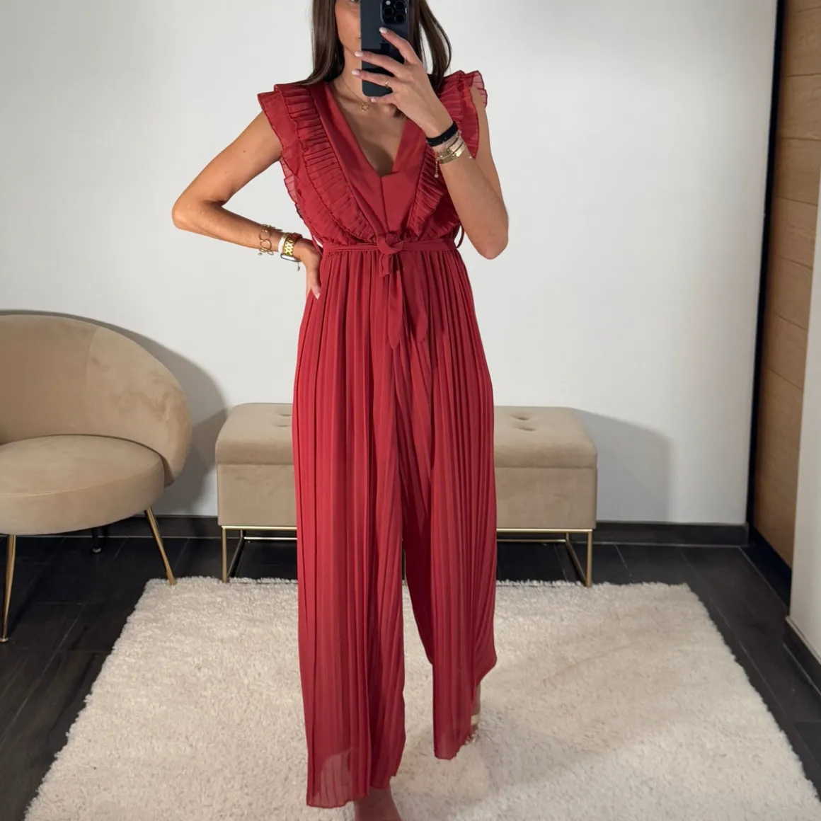 COMBINAISON VIEUX ROSE/TERRACOTTA THEA