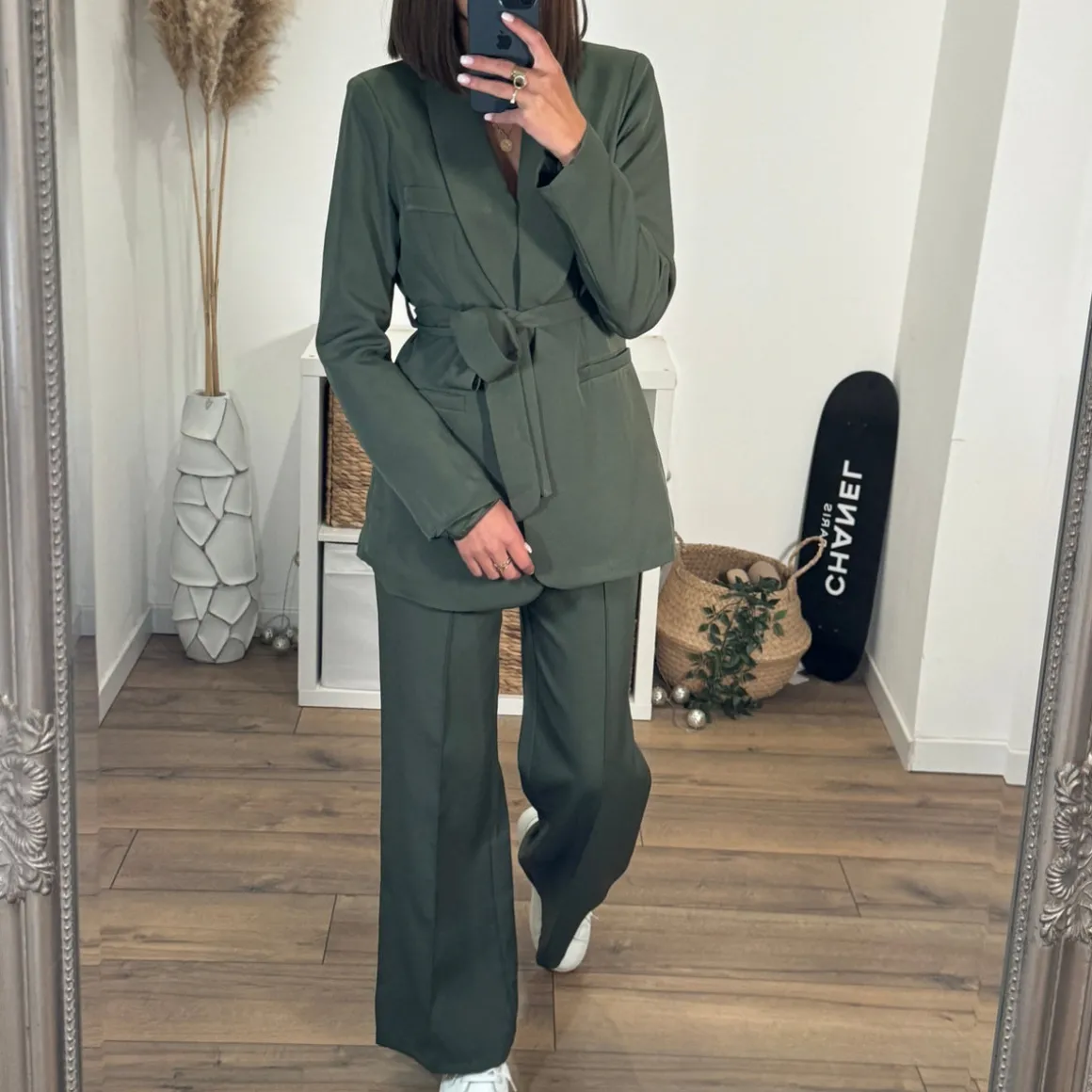 ENSEMBLE BLAZER + PANTALON KAKI KENZO