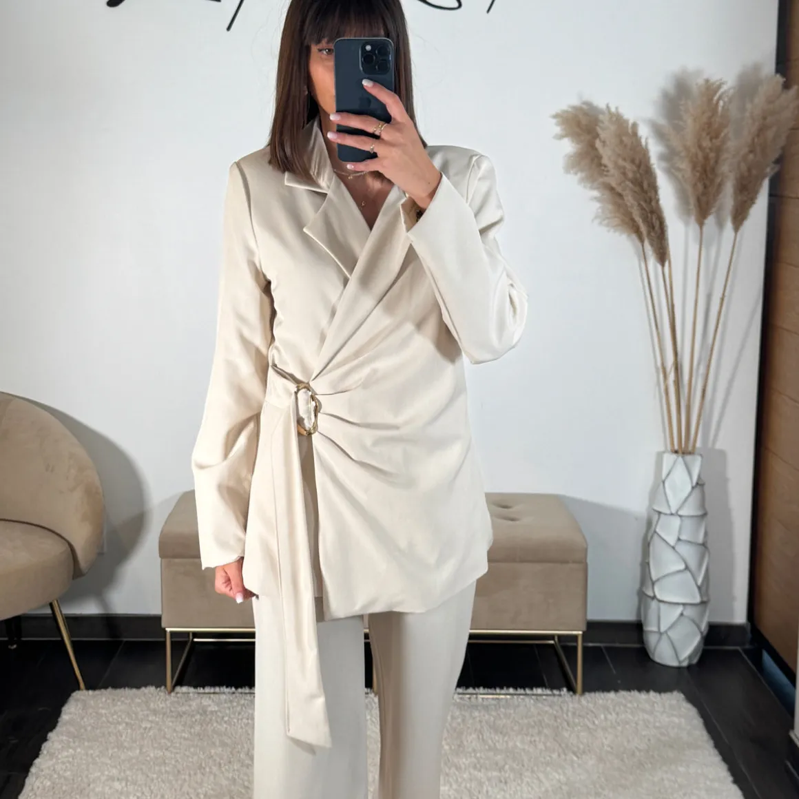 ENSEMBLE BLAZER BEIGE MERYL