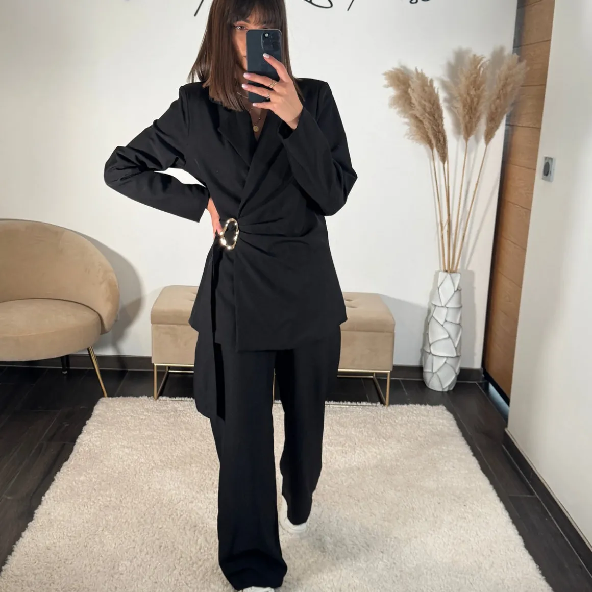 ENSEMBLE BLAZER NOIR MERYL