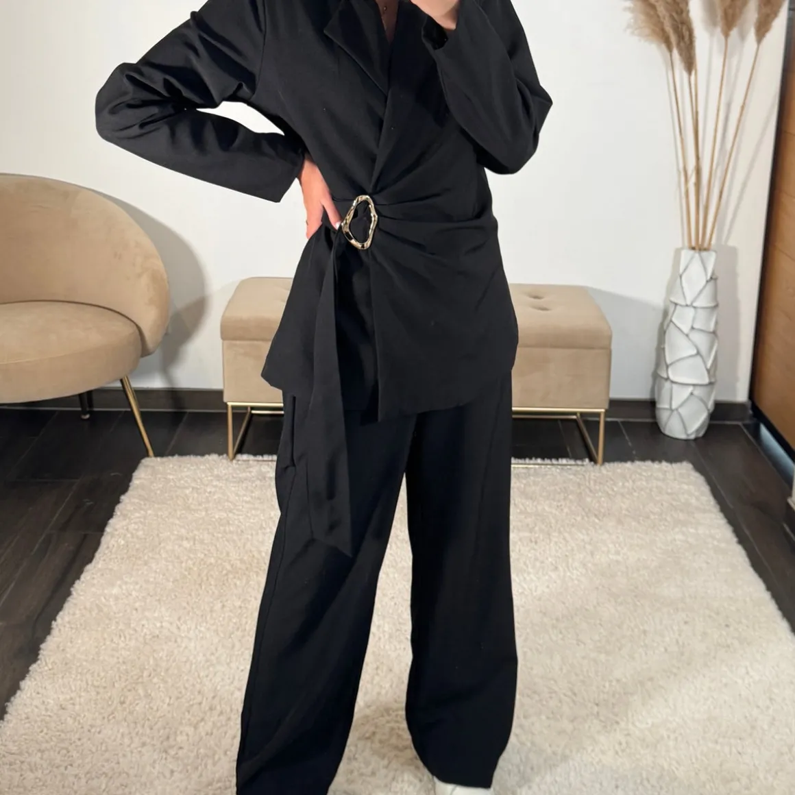 ENSEMBLE BLAZER NOIR MERYL