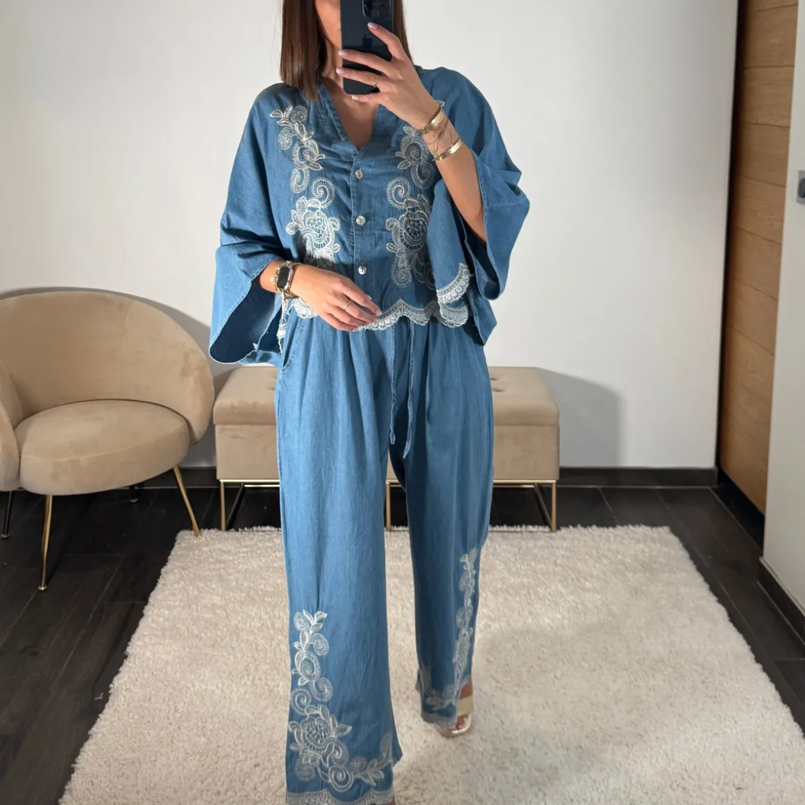 ENSEMBLE EN JEAN DANICA