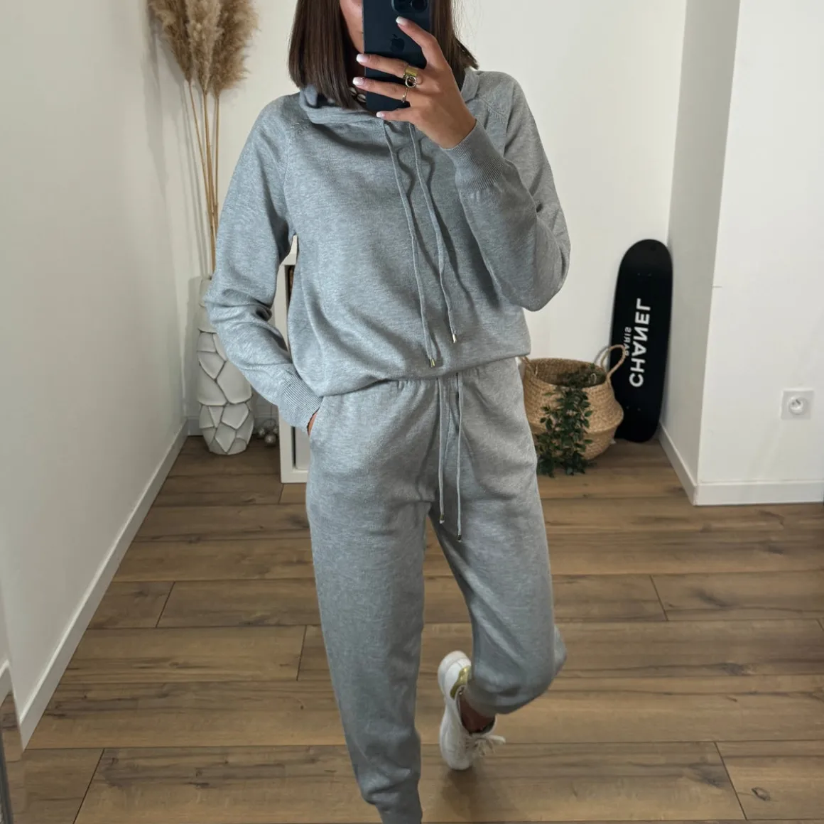 ENSEMBLE SWEAT GRIS JOANNY
