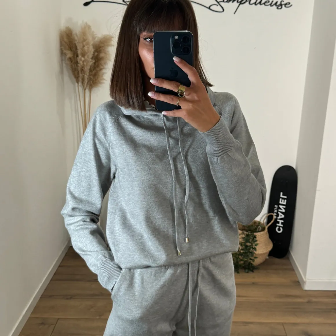 ENSEMBLE SWEAT GRIS JOANNY
