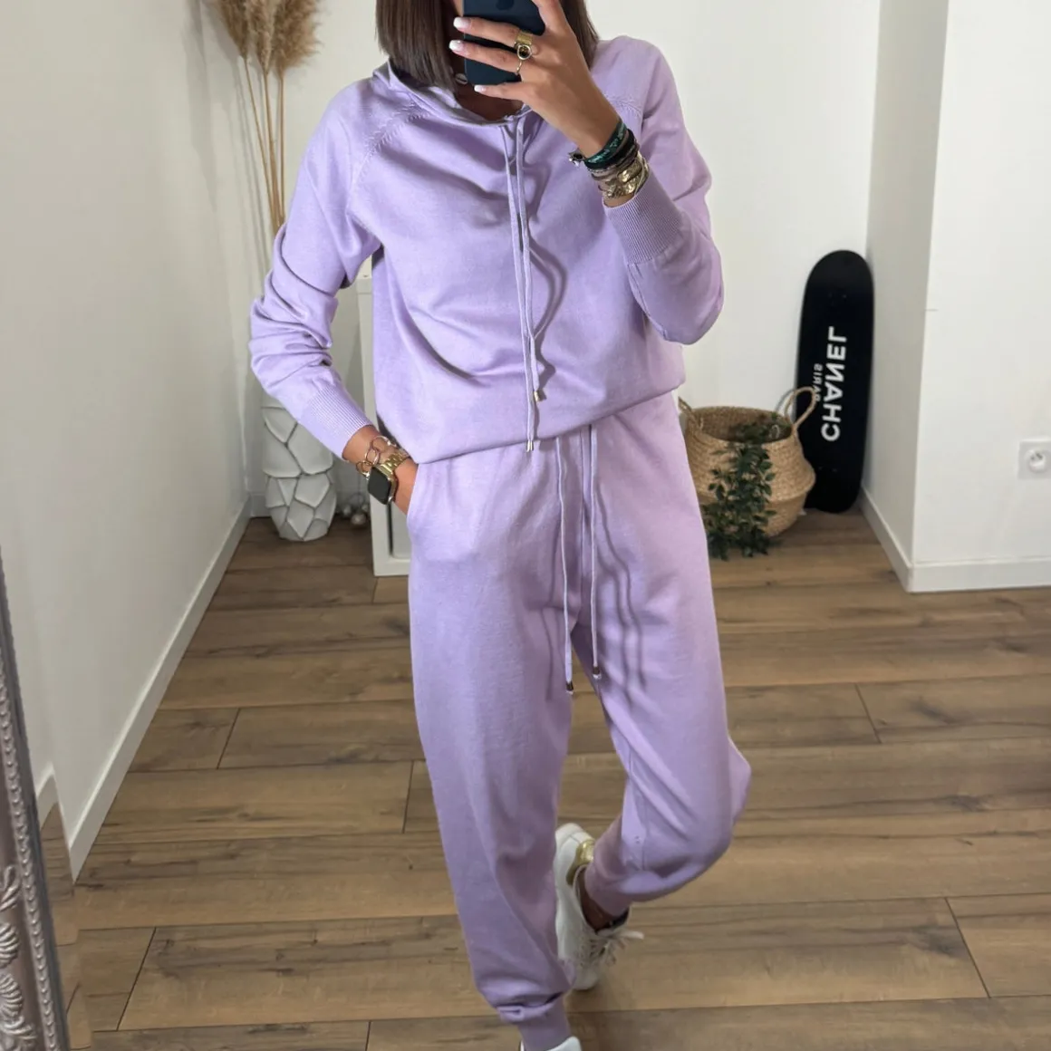ENSEMBLE SWEAT LILAS JOANNY