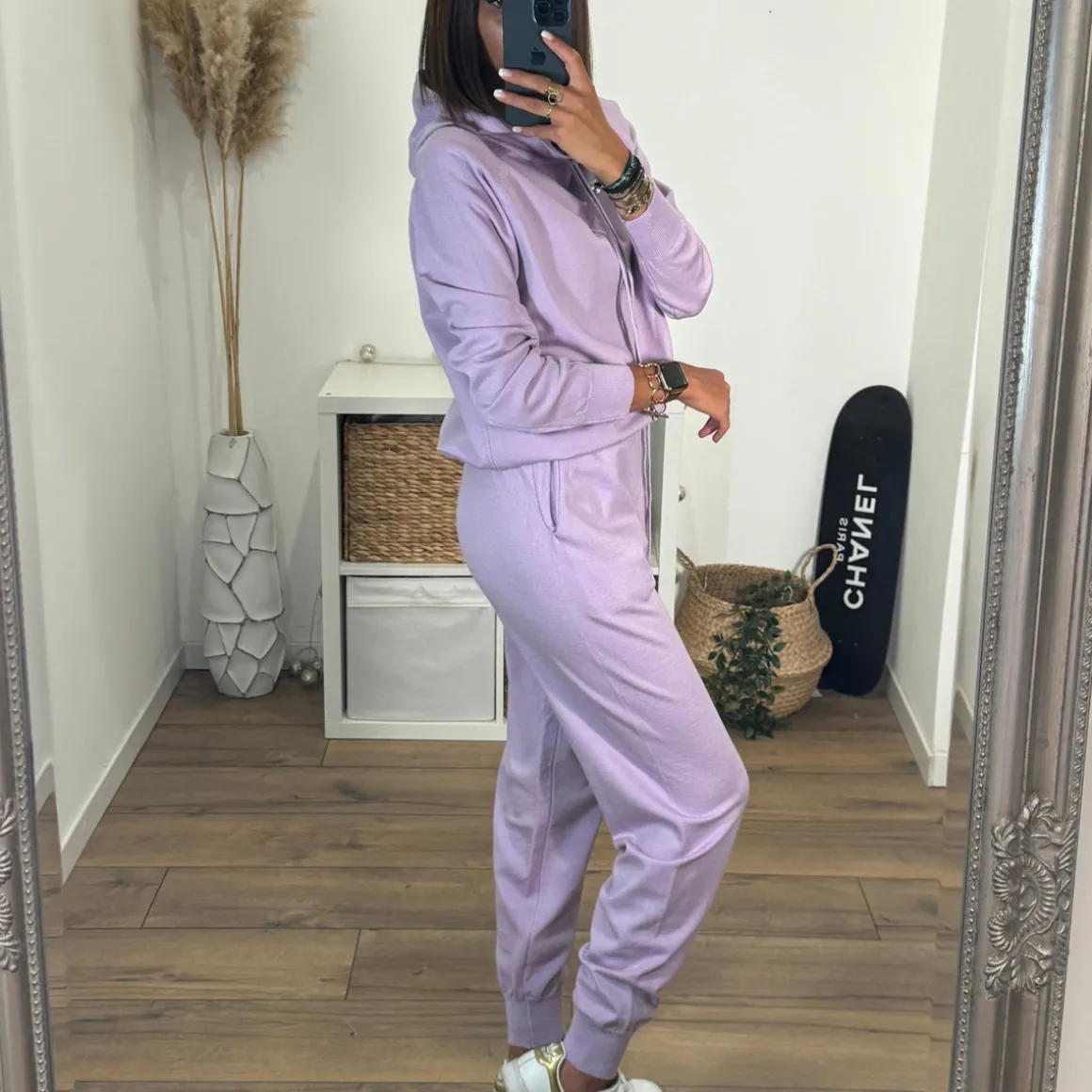 ENSEMBLE SWEAT LILAS JOANNY