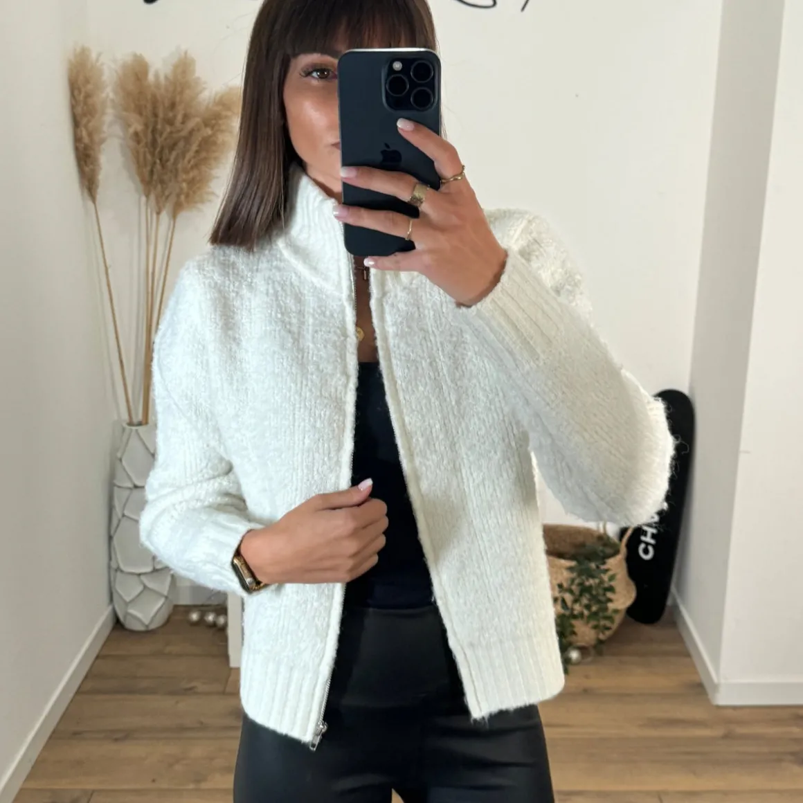 GILET BLANC MANAE