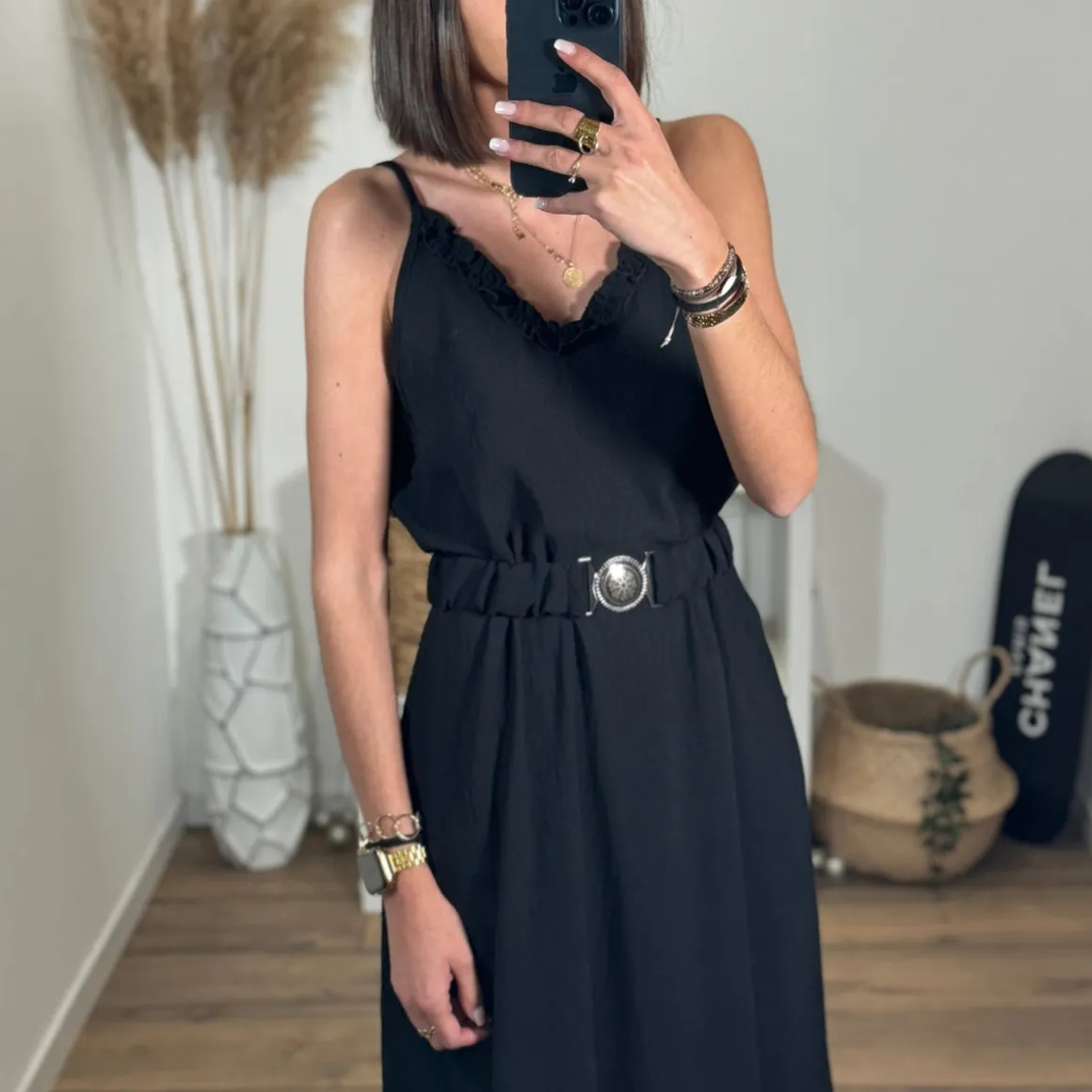 LONGUE ROBE NOIRE FLAVY