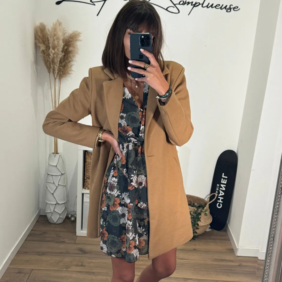 MANTEAU CAMEL BASILE