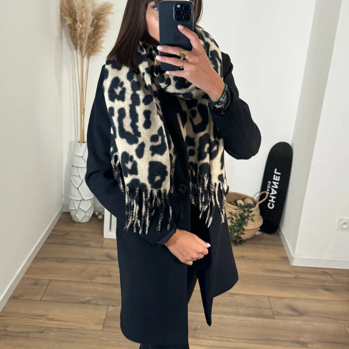 MANTEAU NOIR BASILE