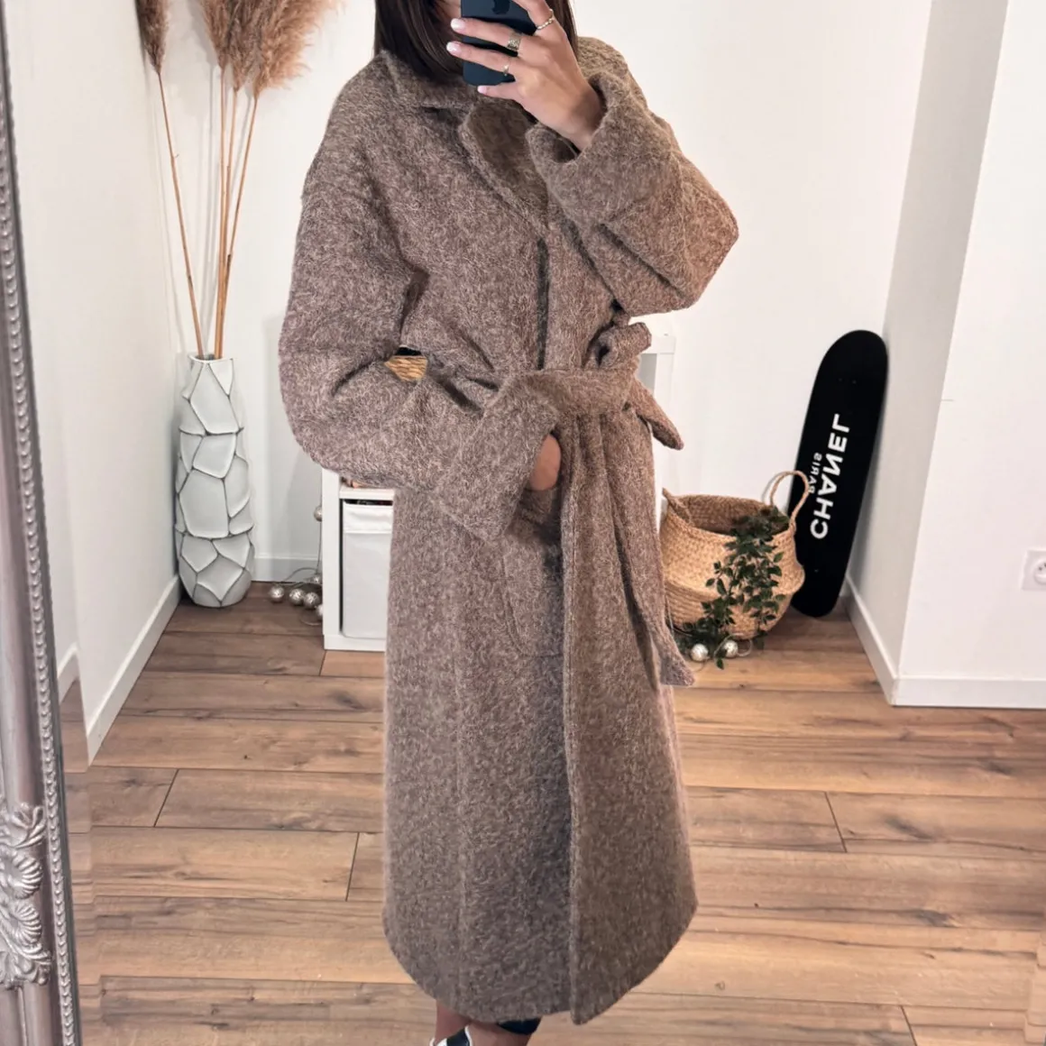 MANTEAU TAUPE JULES
