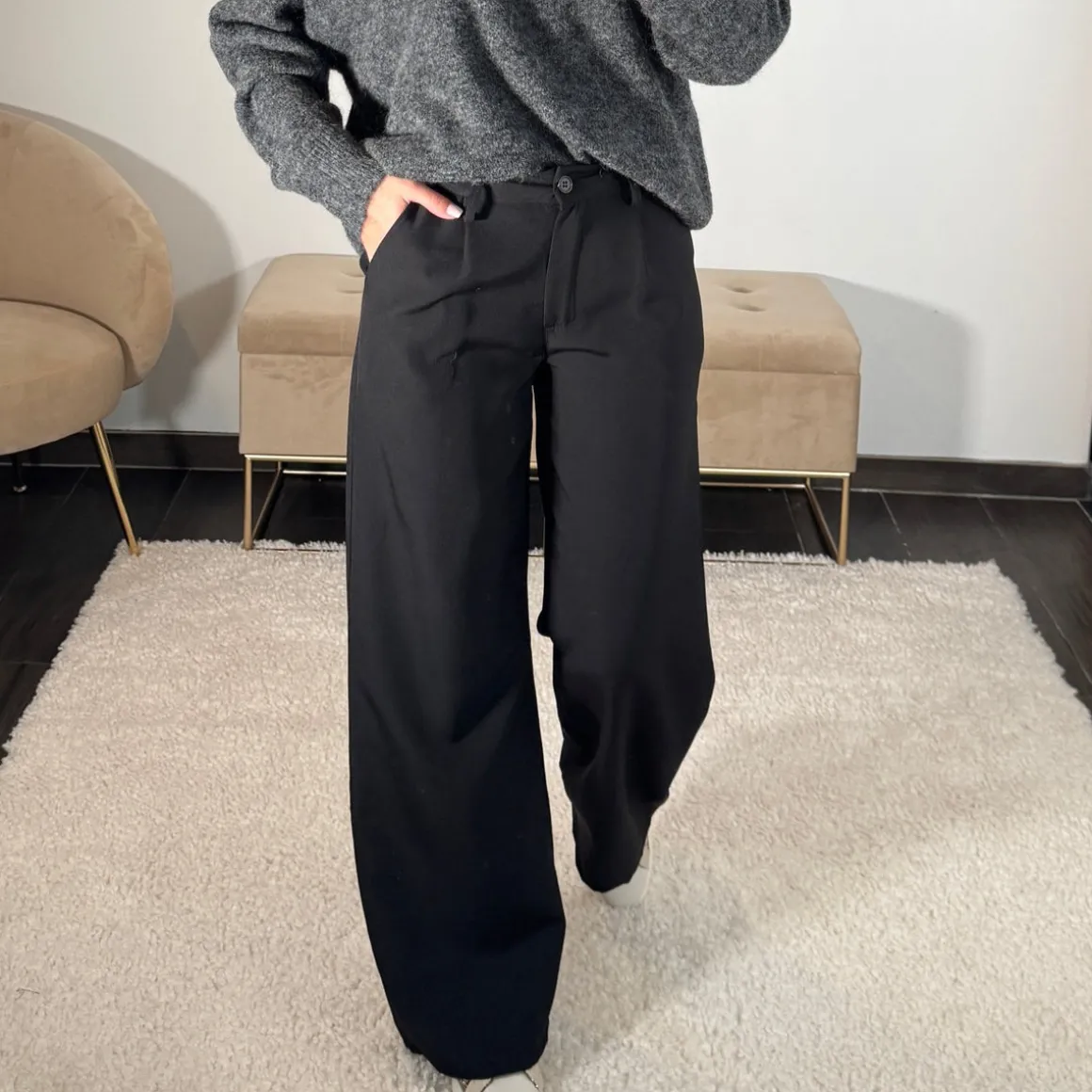 PANTALON NOIR JEAN