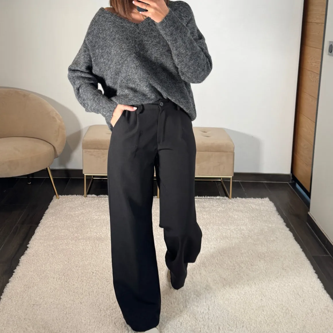 PANTALON NOIR JEAN