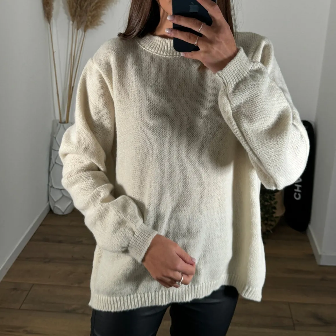 PULL BEIGE DOS NOEUDS