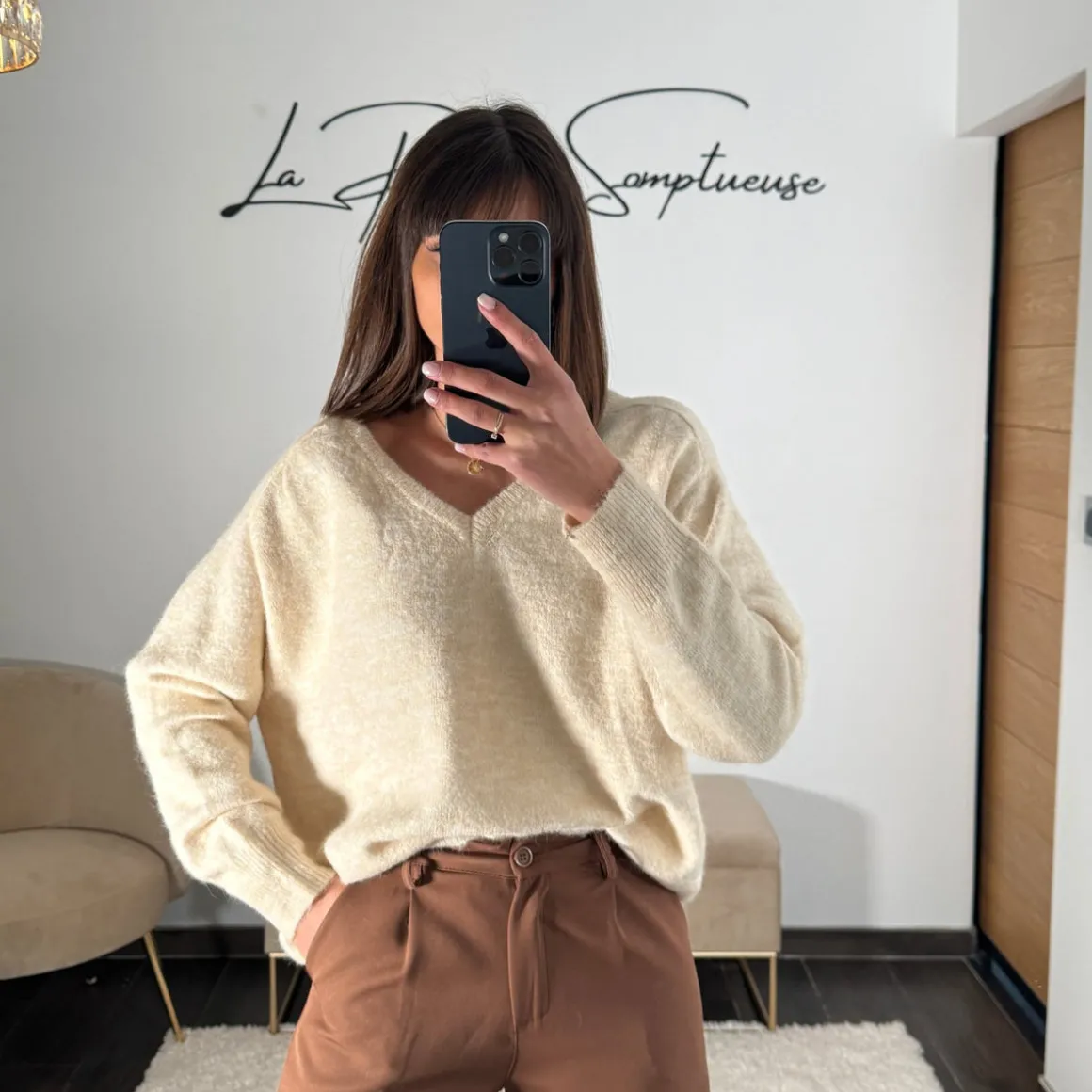 PULL BEIGE RAPHAEL