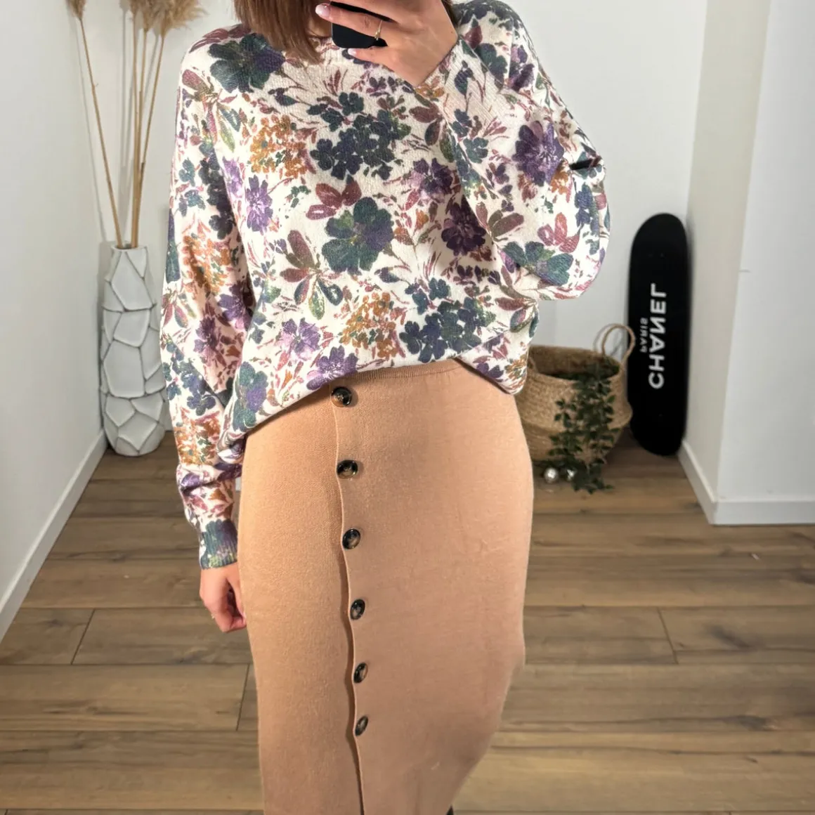 PULL FLEURI VERNIA