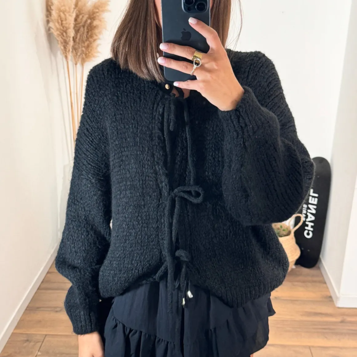 PULL NOEUD NOIR SOAN