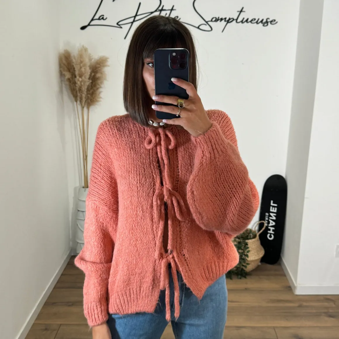 PULL NOEUD ROSE/CORAIL SOAN