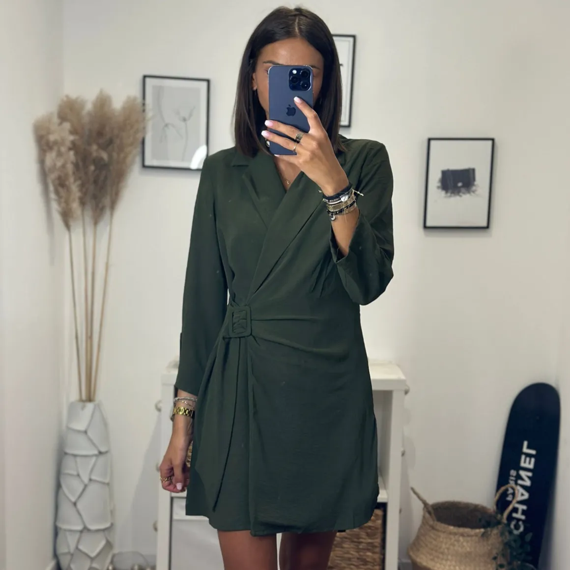robe_blazer_kaki_fabia_2.webp ROBE BLAZER KAKI FABIA