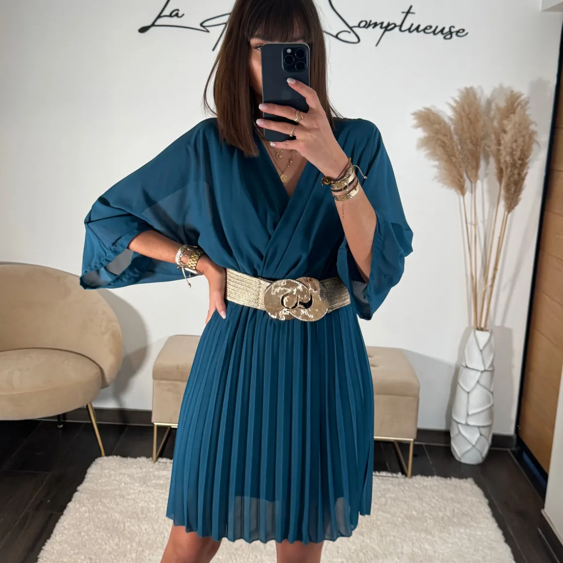 ROBE BLEUE ASTRID