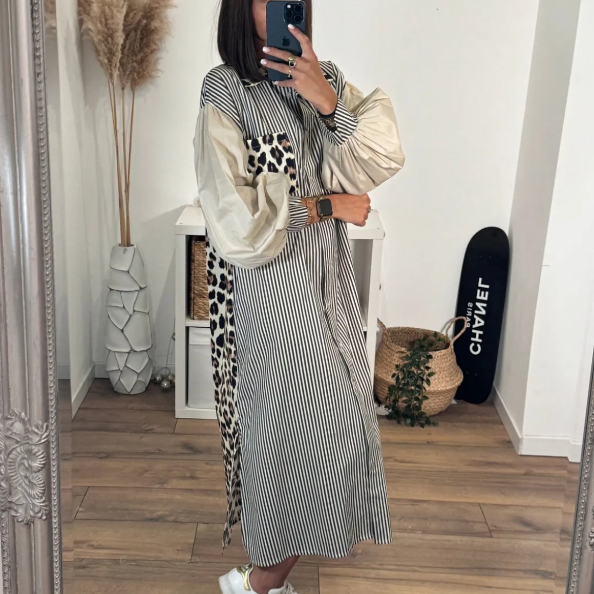 ROBE CHEMISE LEOPARD