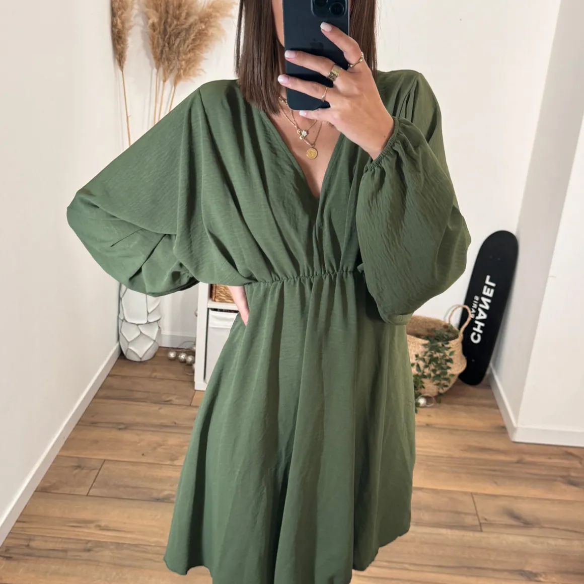 robe_courte_kaki_domitill_2.webp ROBE COURTE KAKI DOMITILLE