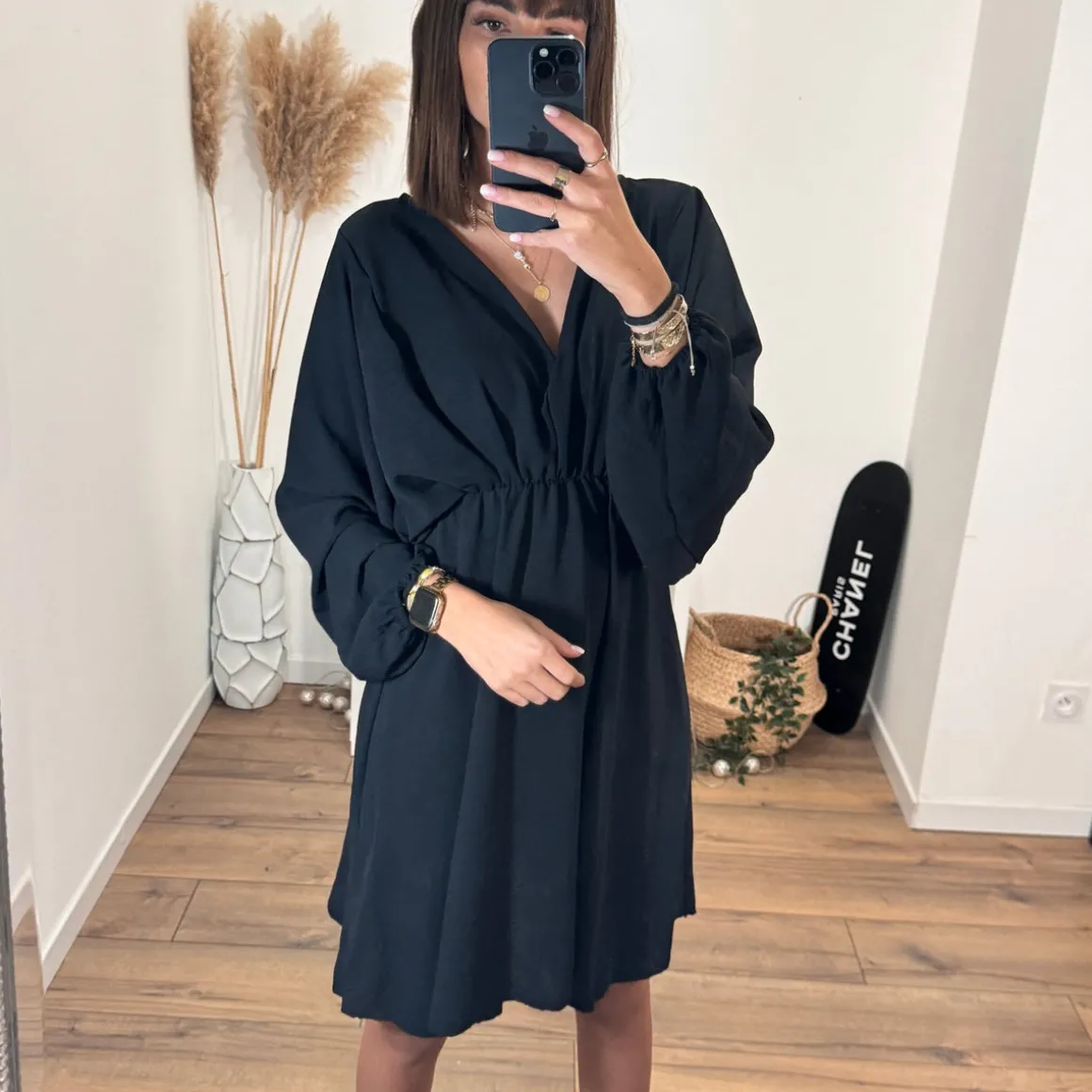 ROBE COURTE NOIRE DOMITILLE