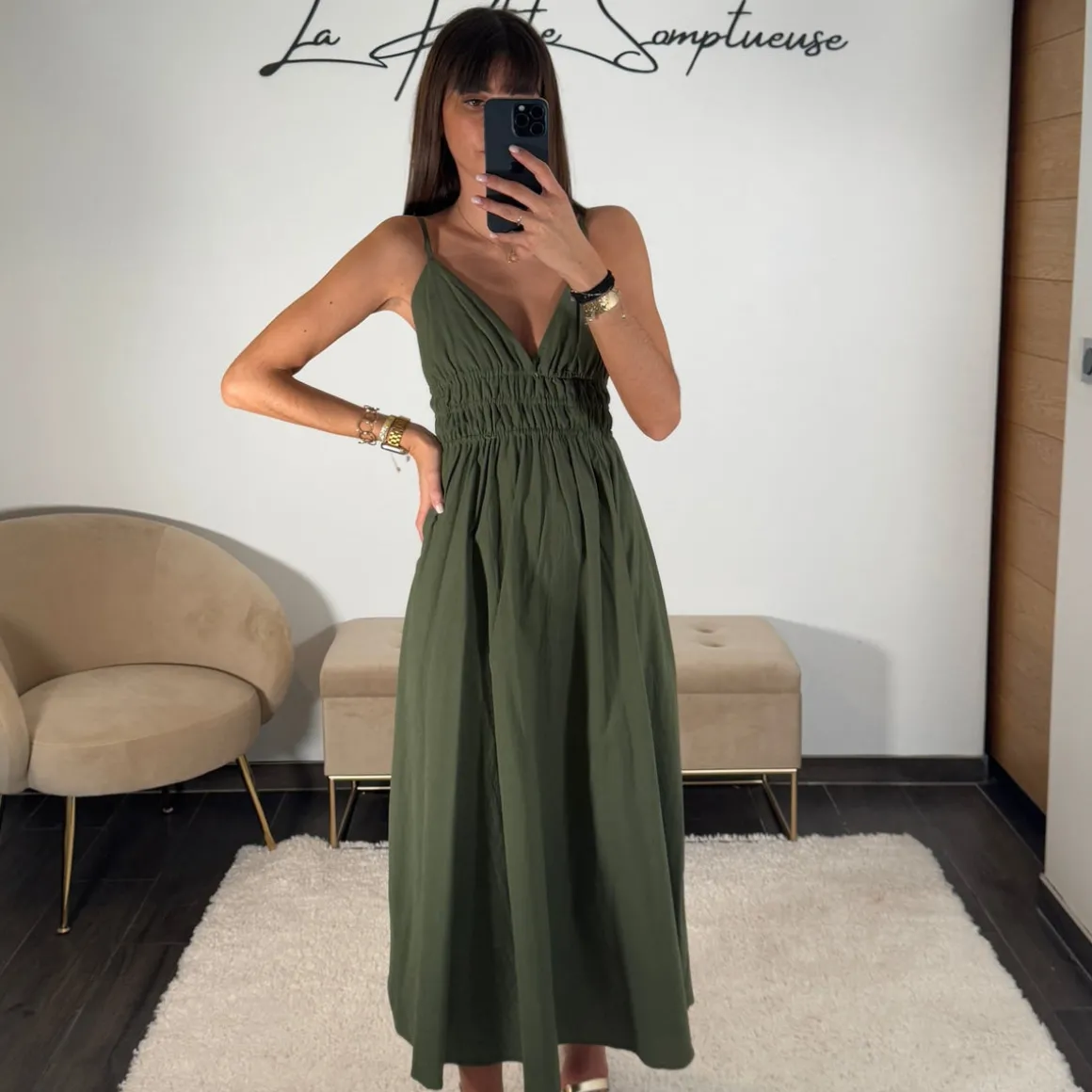 ROBE KAKI AUDE