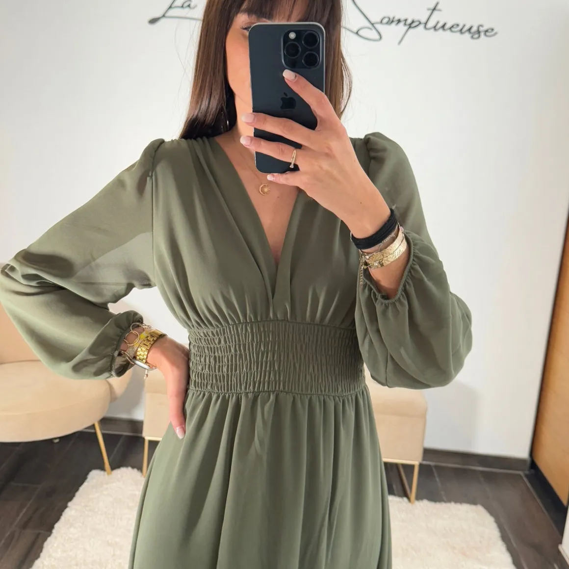 robe_kaki_fluide_marta_2.webp ROBE KAKI FLUIDE MARTA