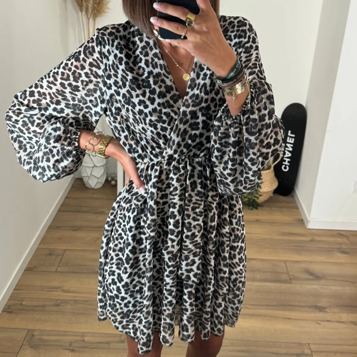 ROBE LEOPARD ARIANA