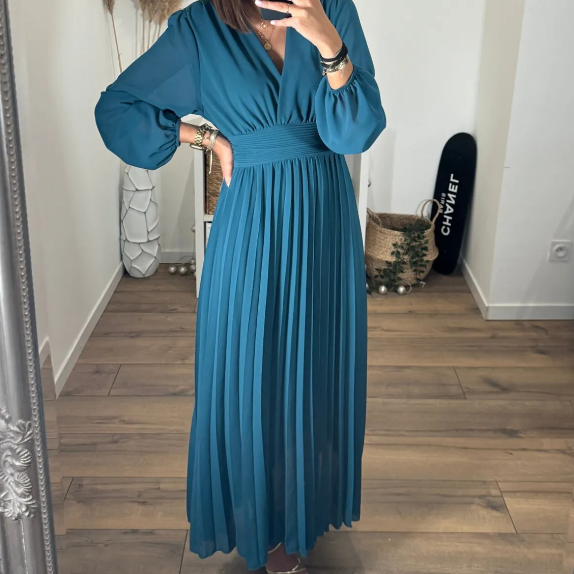 ROBE LONGUE BLEUE KARENA
