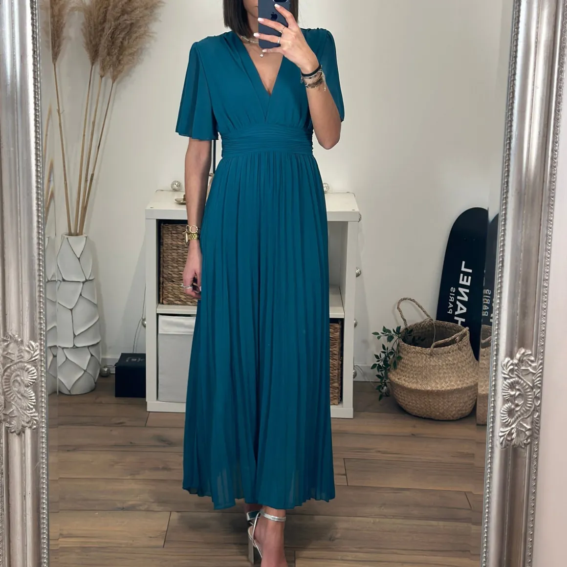 ROBE LONGUE BLEUE KARENE