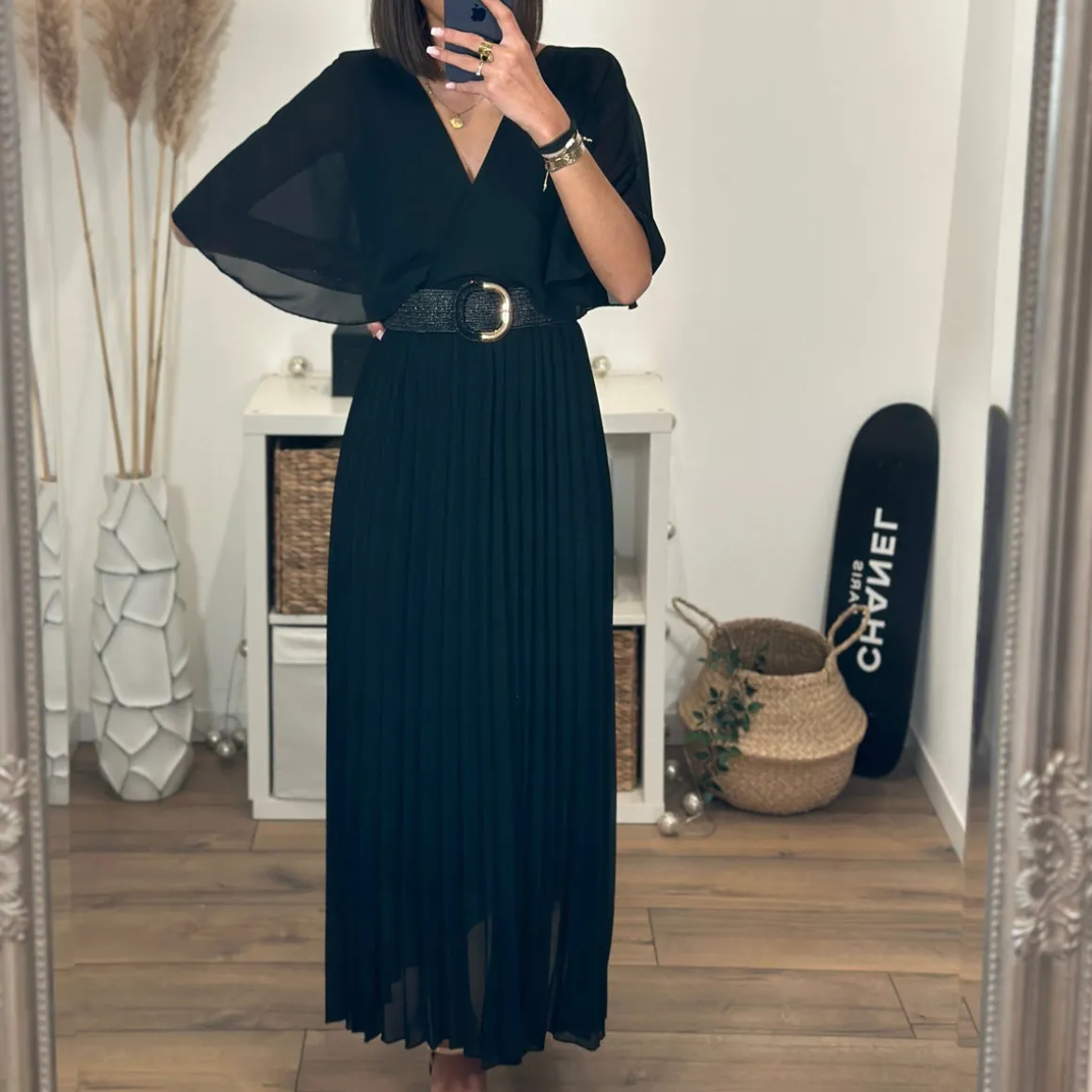 ROBE LONGUE NOIRE JULIA