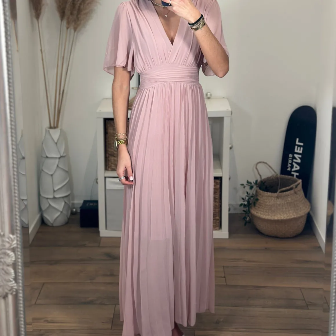 ROBE LONGUE ROSE KARENE