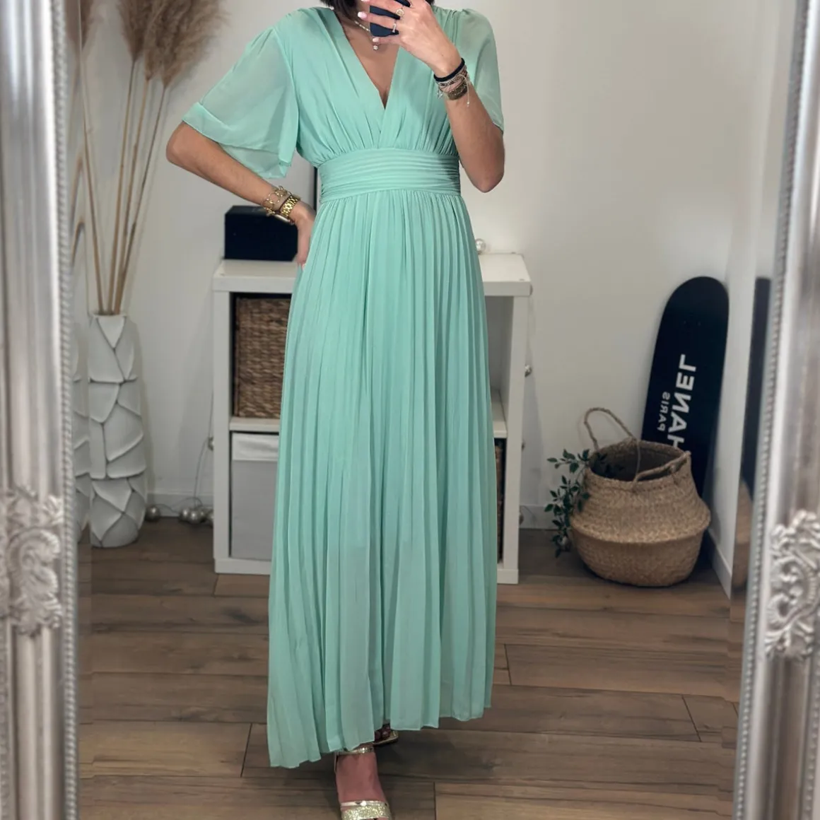 robe_longue_vert_deau_kar_5.webp ROBE LONGUE VERT D'EAU KARENE
