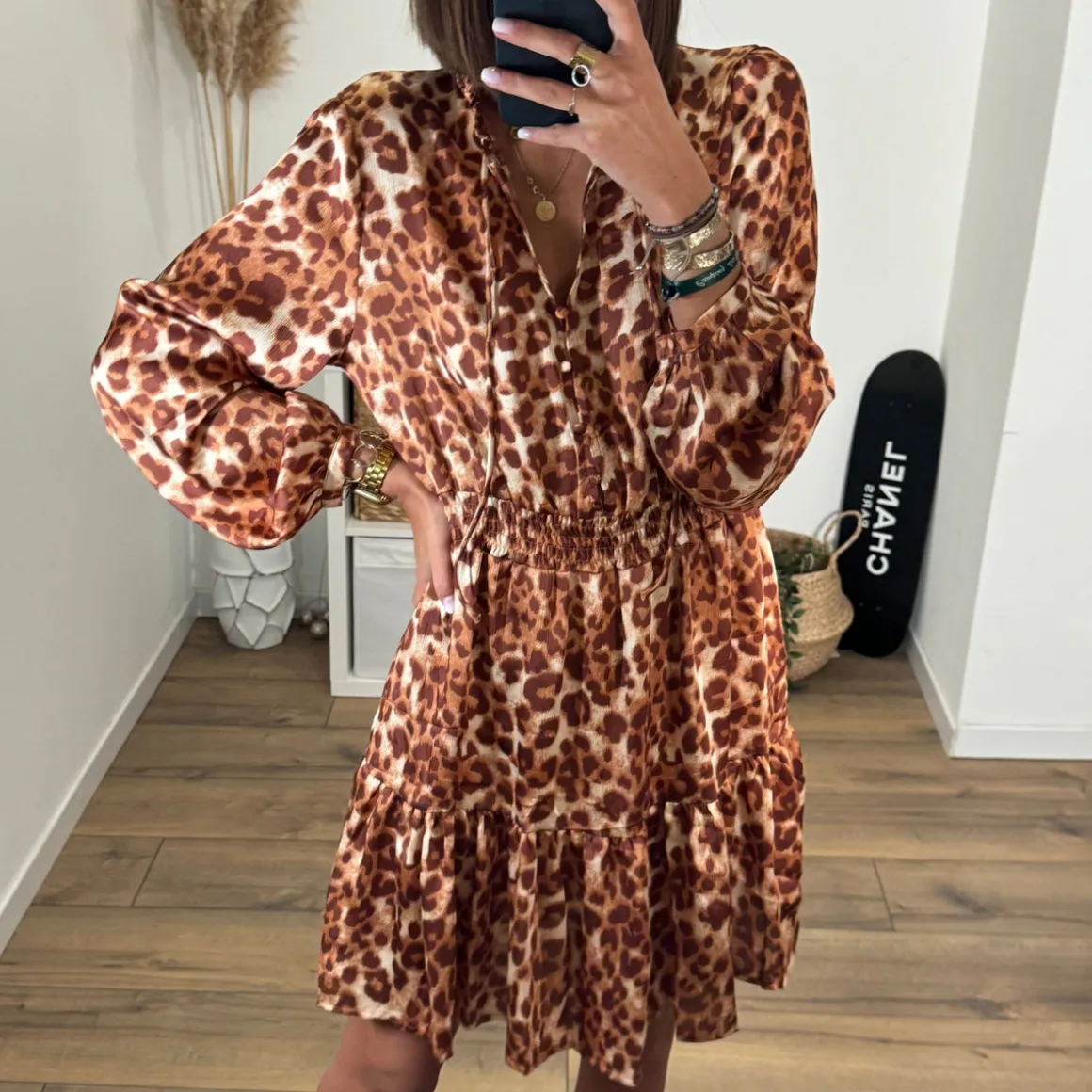 ROBE LÉOPARD CHLOE