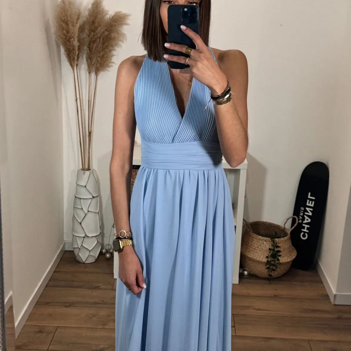 ROBE MULTIPOSITION BABY BLUE OLYMPE