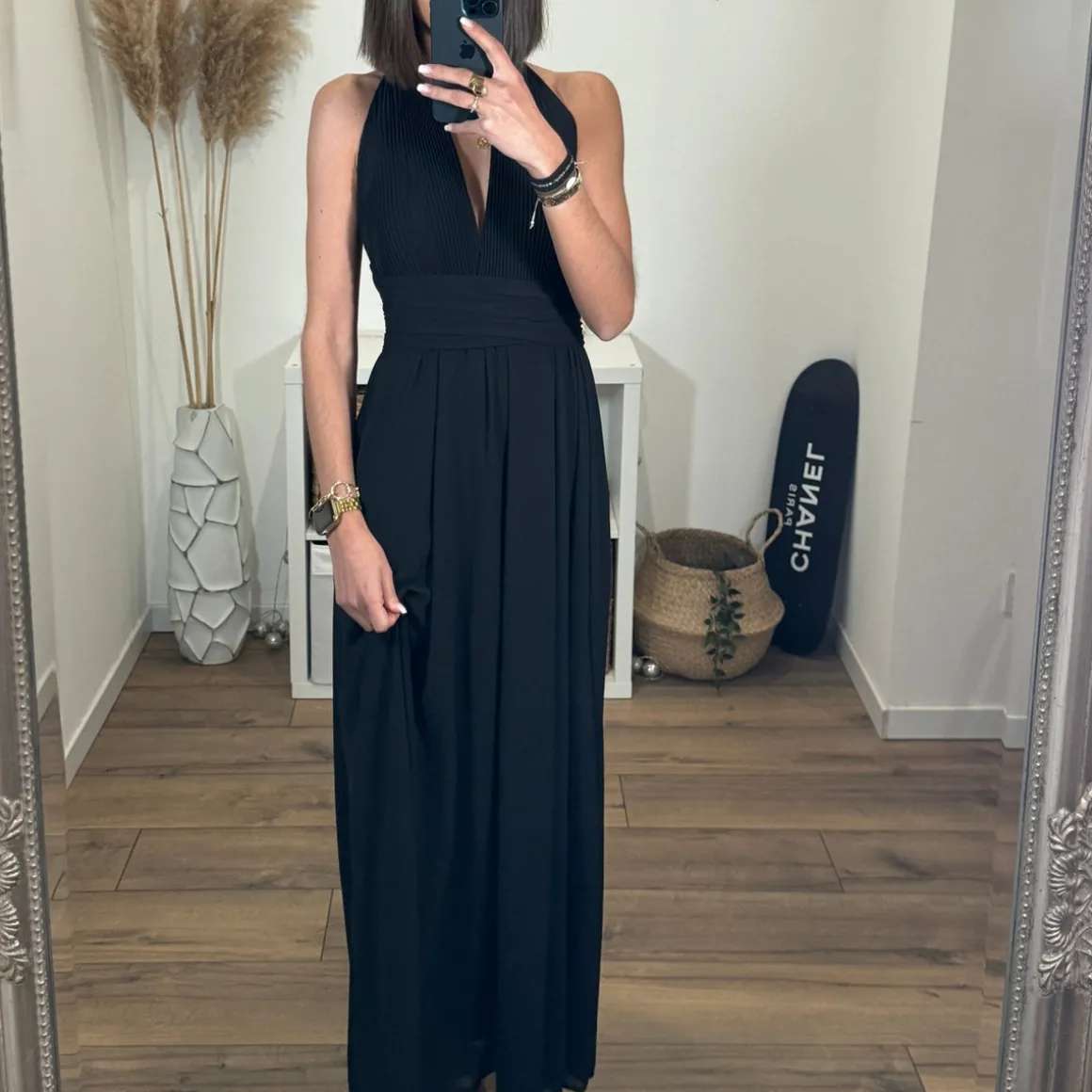 ROBE MULTIPOSITION NOIRE OLYMPE