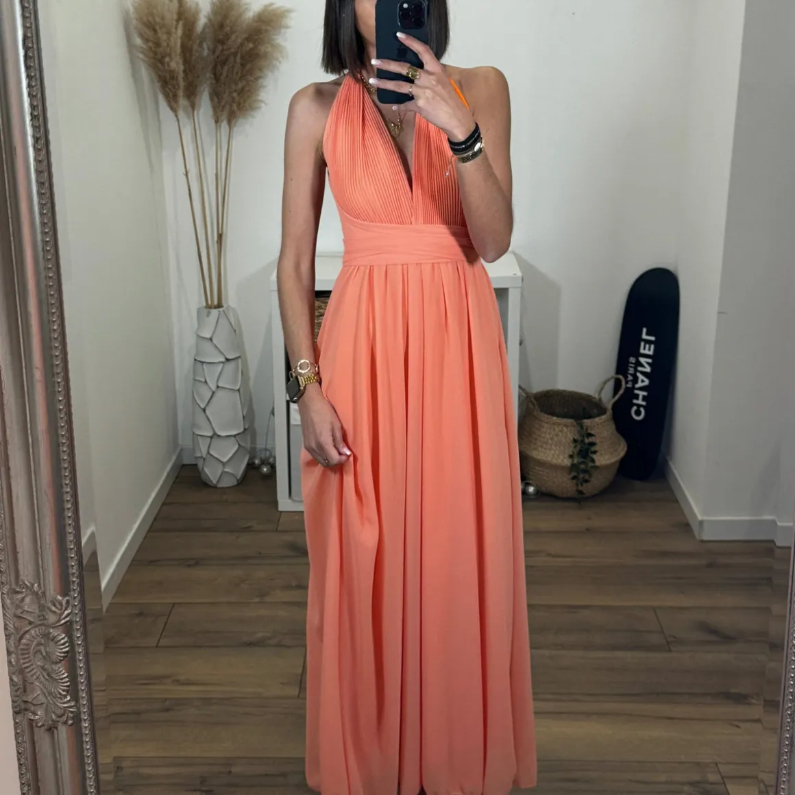 ROBE MULTIPOSITION ORANGE OLYMPE