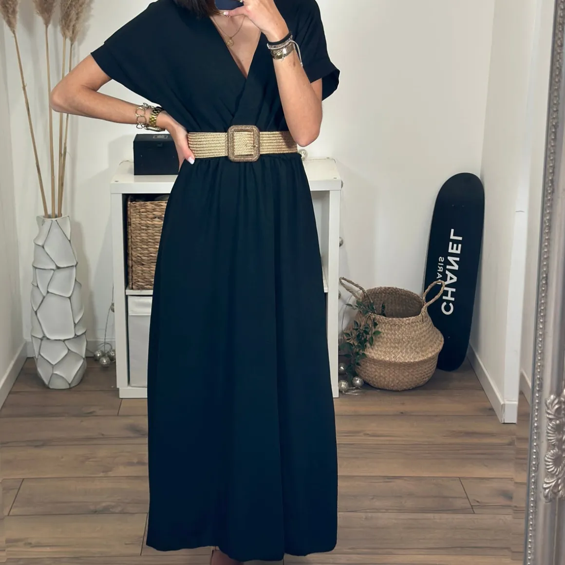 ROBE NOIRE CHLOE