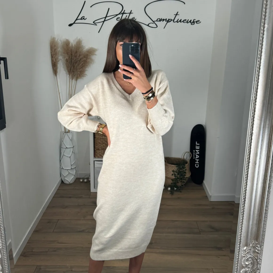 ROBE PULL BEIGE SUZY