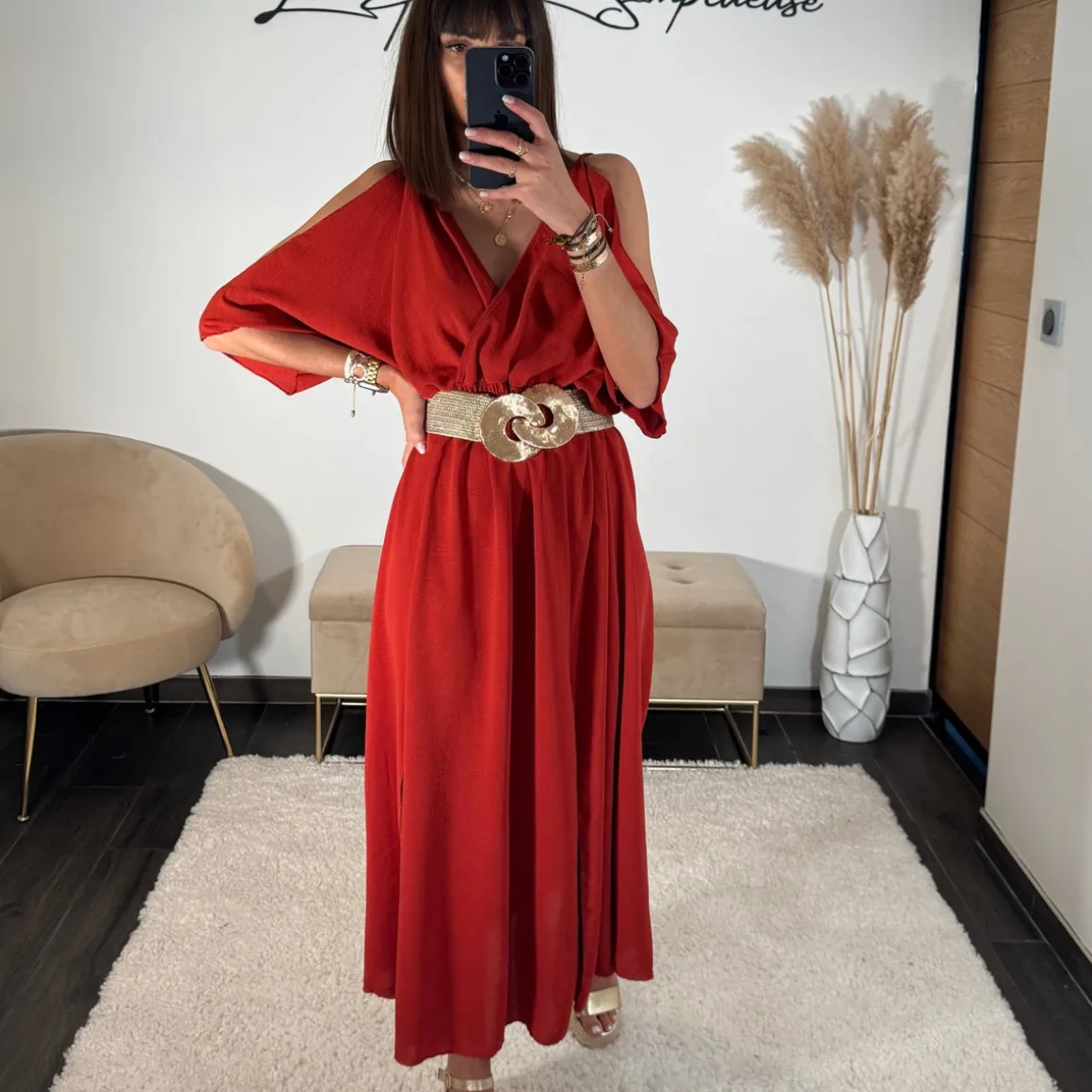 ROBE TERRACOTTA MELISSA