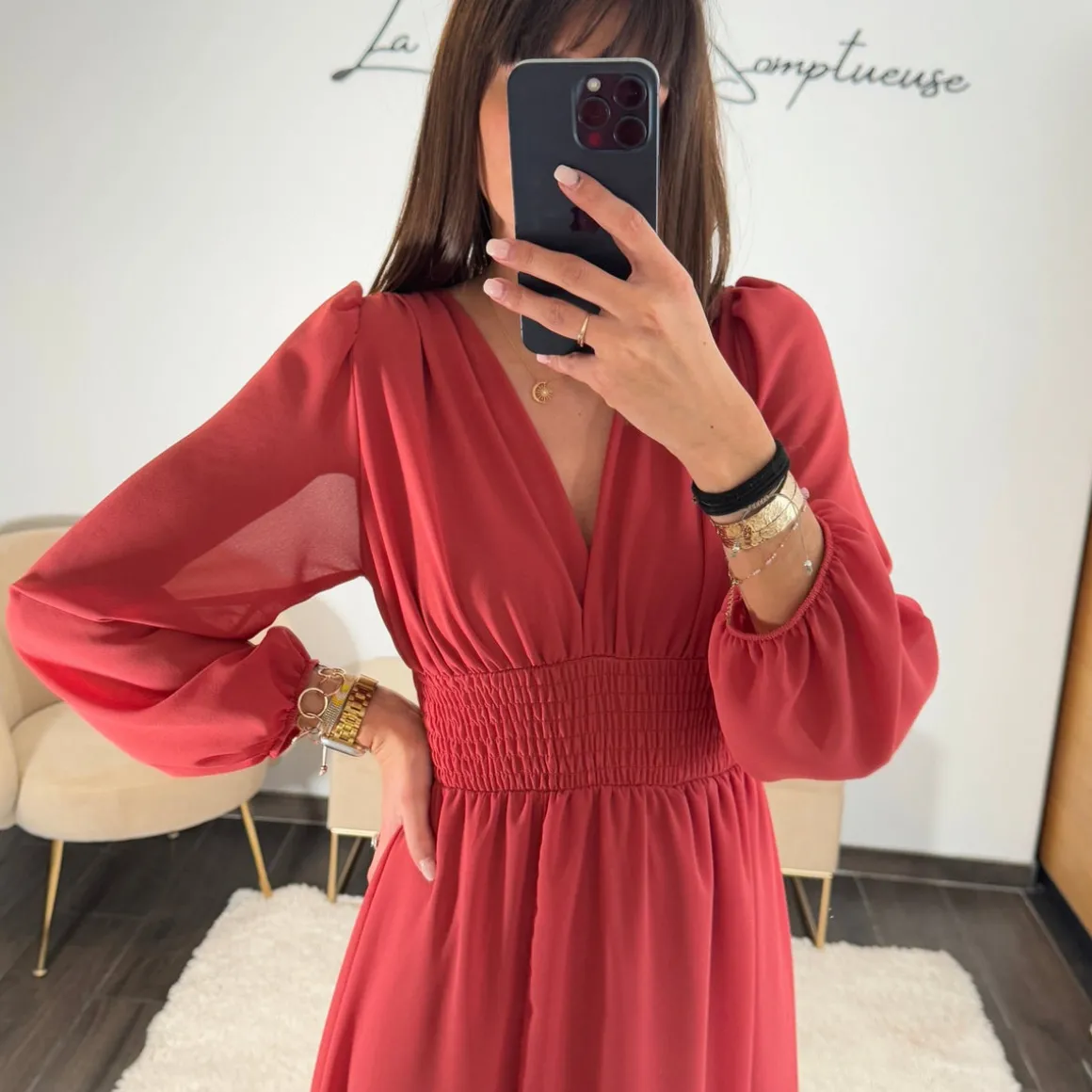 robe_vieux_rose_fluide_ma_2.webp ROBE VIEUX ROSE FLUIDE MARTA