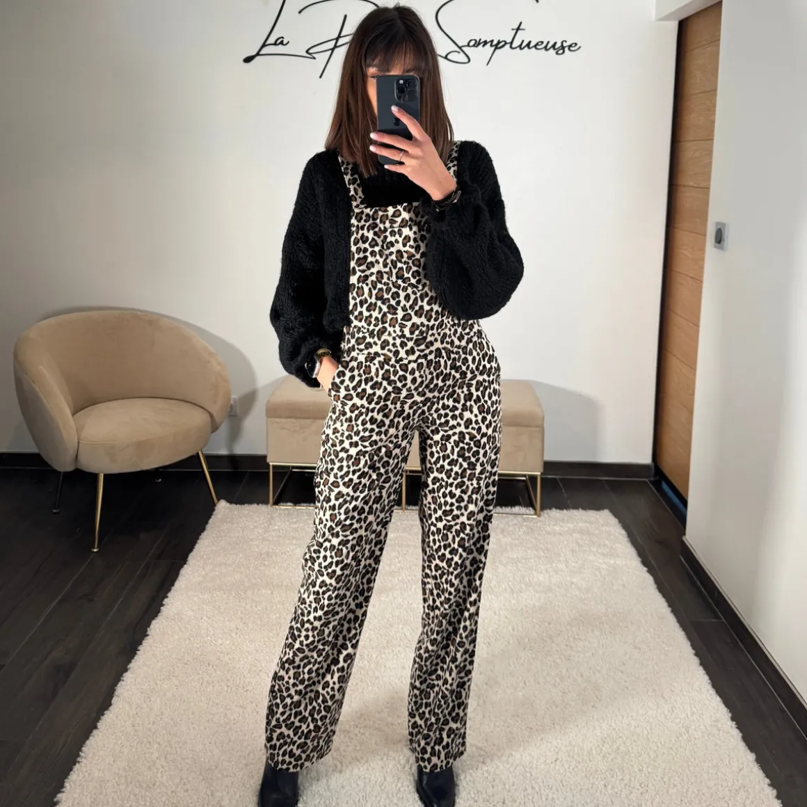 SALOPETTE LEOPARD VERA