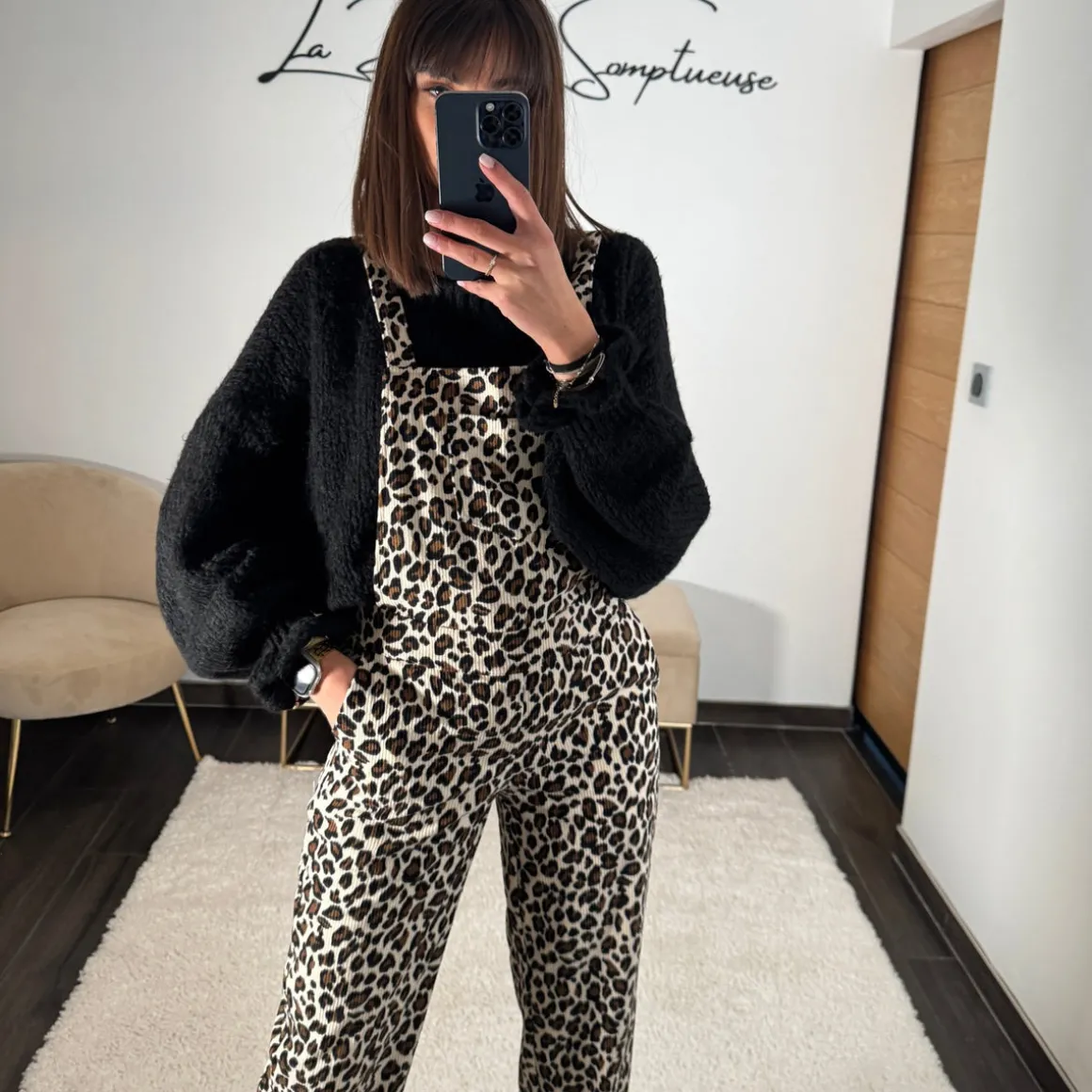 SALOPETTE LEOPARD VERA