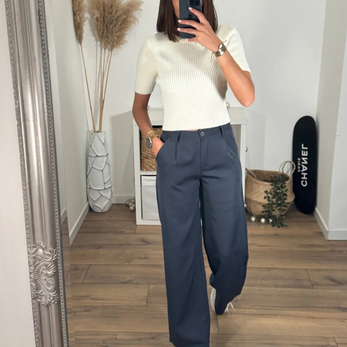 T-SHIRT BLANC COTELE COSY