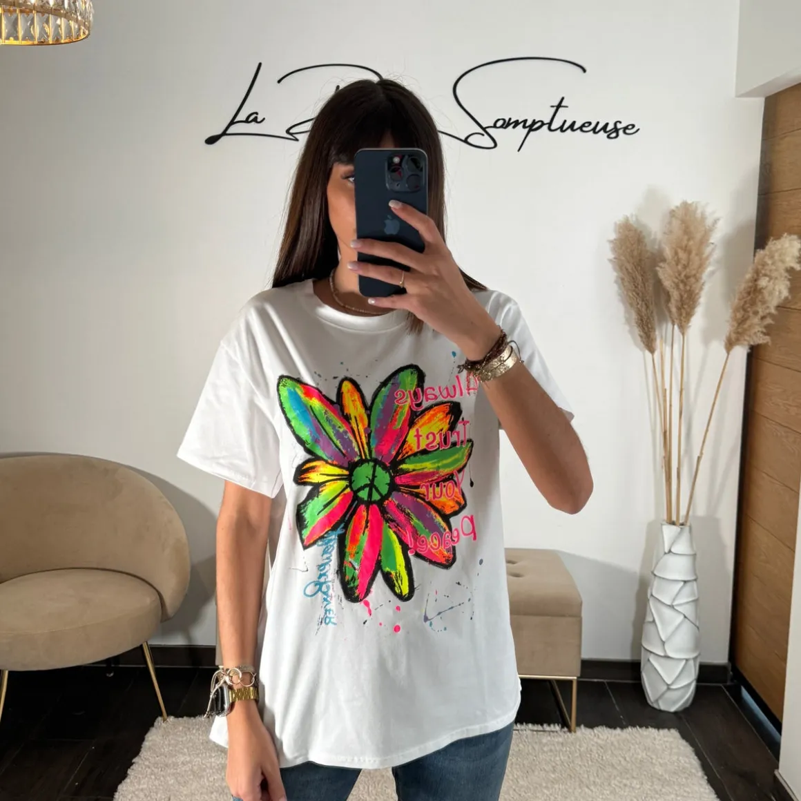 tshirt_blanc_flower_color_2.webp T-SHIRT BLANC FLOWER COLOR