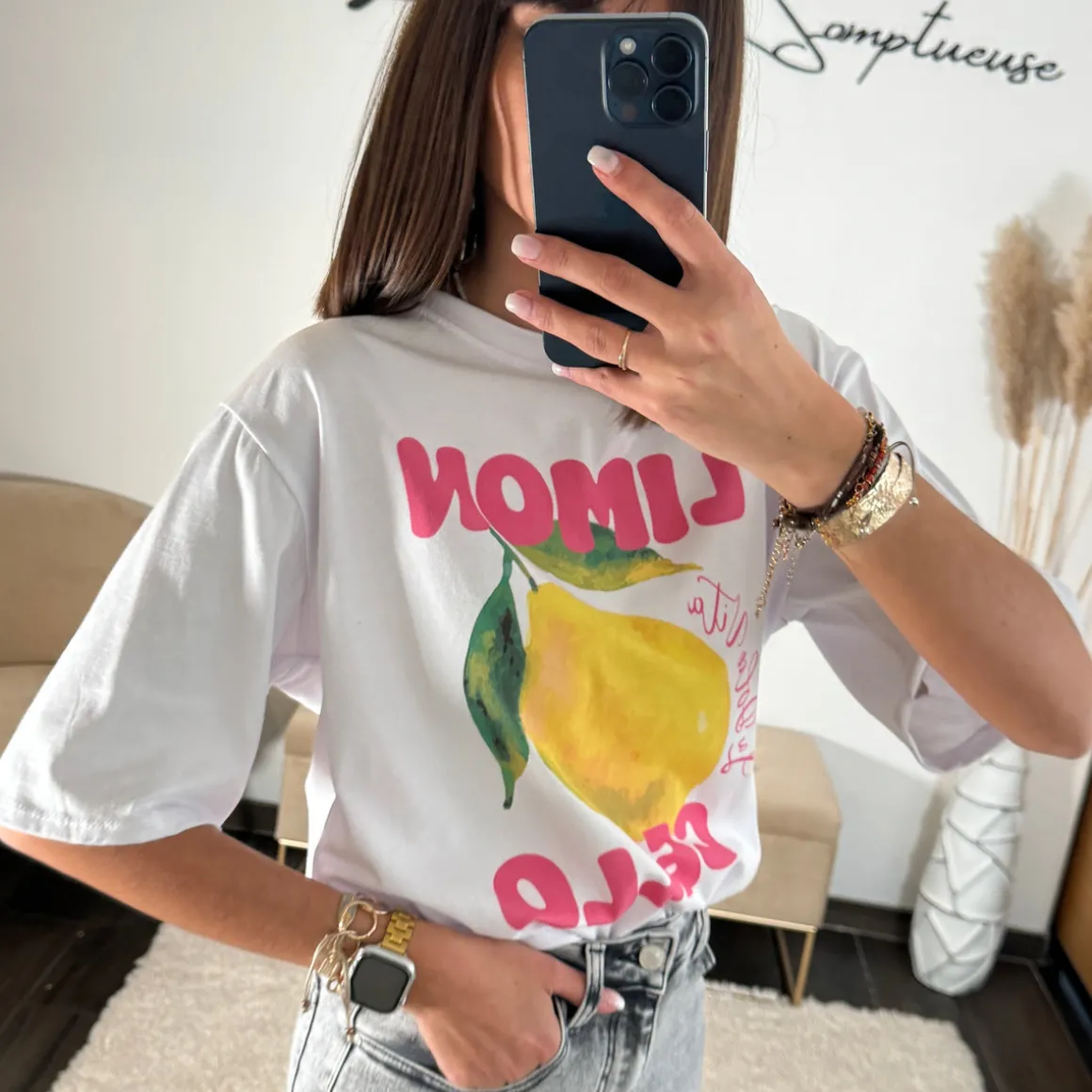 T-SHIRT LEMON GIRLY